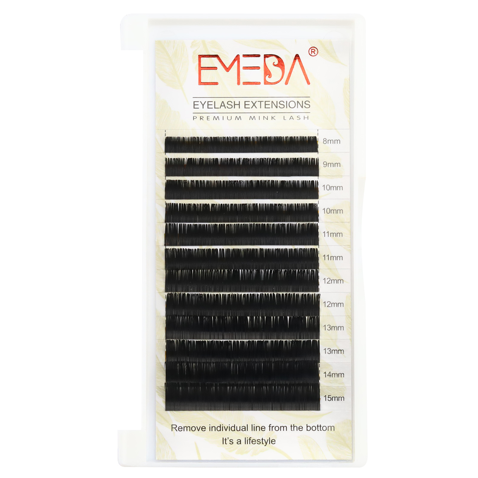 0.2mm J B C D Curl Silk Volume Eyelash Extensions with Private Label 